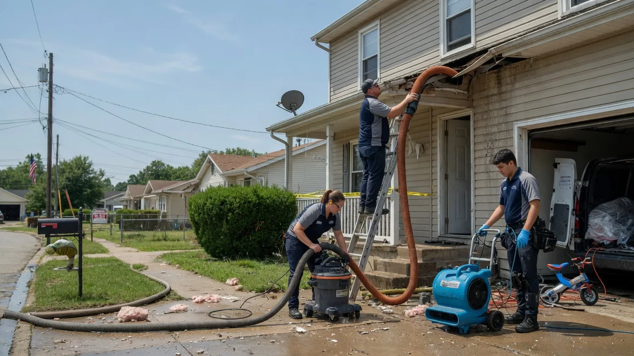 Water Damage Restoration in Louisville, IL near me